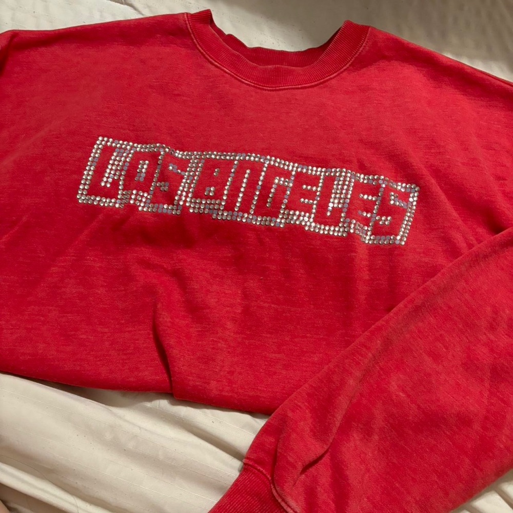 Wild Fable Red Los Angeles Sweatshirt